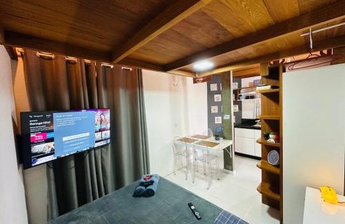 Bela Vista Apartment | Loft encantador D - 8 km de Floripa