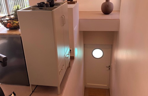 Saint-Jeannet Apartment | loft in a provencal village with sauna spa fitness with view over the sea