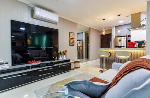 Cristal Apartment | Loft no Shopping Barra Sul