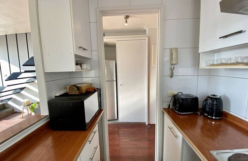 Downtown Santiago Apartment | Loft Panoramic - Home Office Laundry Pool Wifi