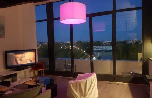 Fer a Cheval Apartment | Loft vue fleuve Garonne parking gratuit