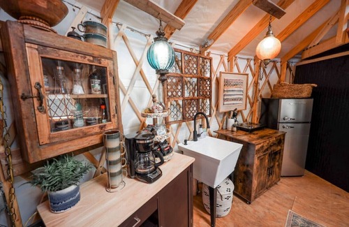 Alpine RV Rental | Lofted & Heated Yurt in Big Bend @ Casa Estrella