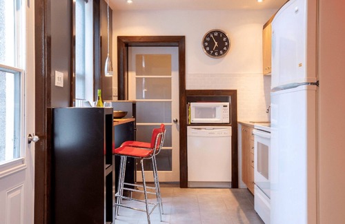 De Lorimier Apartment | LoftJC2 | 1BR Suite +Free Private parking| Lafontaine park