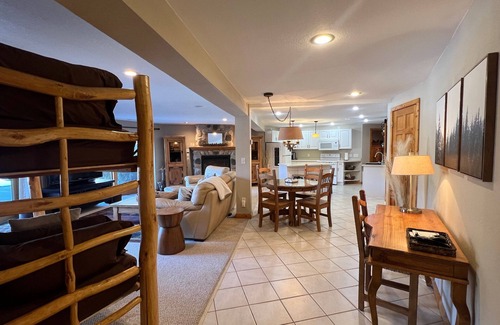 St. Joseph Apartment | LOG BEAR DEN near SJU, CSB & Wobegon Trail. Relaxing. Romantic. Refined. Rustic.