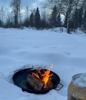 Hassela House | Log Cabin from 1820s with wood-heated sauna