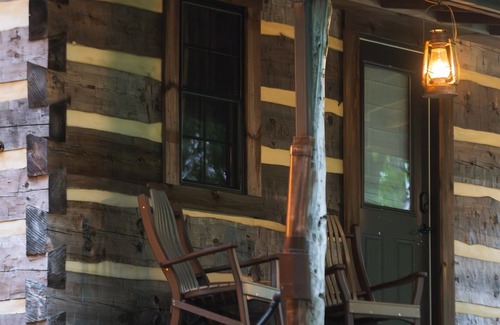 Allegheny Mountains Cabin | Log Cabin w HotTub near Seneca Rocks & Spruce Knob