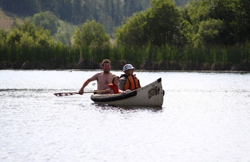 Cherryville Ski Chalet | Log Chalet with private lake in the wilderness area