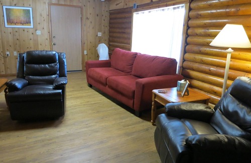 Moose Creek Apartment | Log duplex - 1/2 mile from gate of Eielson AFB.