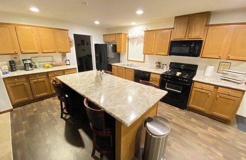 Logan House | Logan, Ohio in the Heart of Hocking Hills, pool table, king size bed, Firepit
