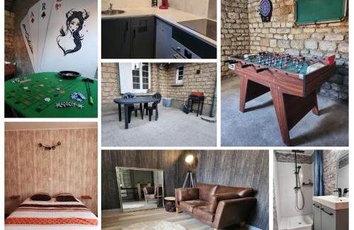 Chemery-sur-Bar Apartment | Logement cocooning 2-4 personnes avec Salle de jeux