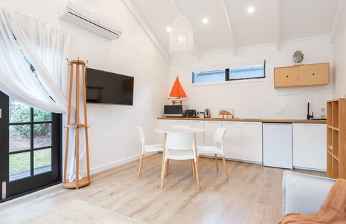 Balnarring House | Lomond Cottage Unwind in this charming 1-bedroom hideaway nestled within lush, private gardens. Just