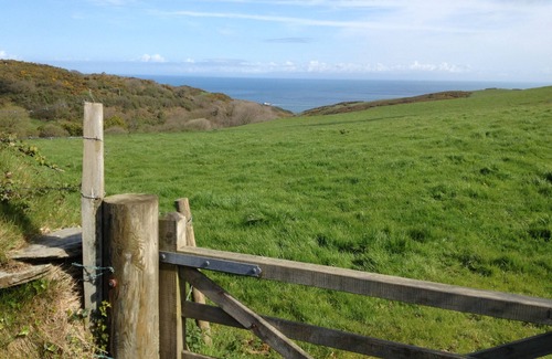 Woolacombe Cottage | Long Linhay is a spacious cottage for 2 with sea views & private, sunny patio.