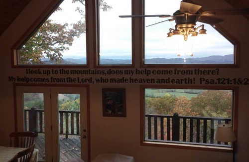 Upper Peachtree Ski Chalet | Long Range Mountain & Valley Views from this Beautiful Chalet