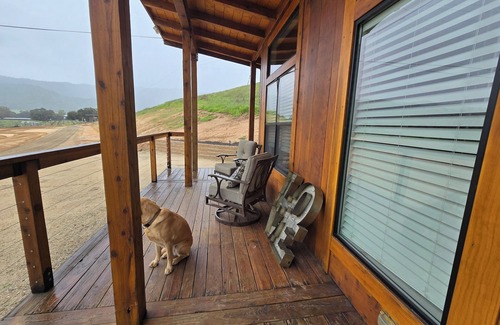 Hollister Cabin | Longhorn Ranch. Views! Tiny home cabin. 2/1/3beds Fast wifi. The pinnacles hike