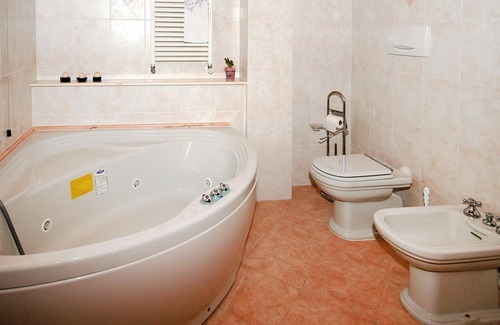 Ortignano Raggiolo House | Look forward to a fantastic view of the countryside on vacation in this appealing vacation home with