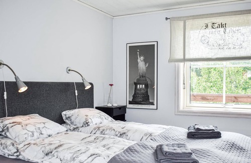 Soderkoping House | Look forward to a lovely vacation in this appealing vacation home with outdoor hot tub.