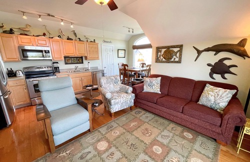 Ocracoke Condo | Loon's Loft: Wonderfully furnished condo centrally located. Pool.