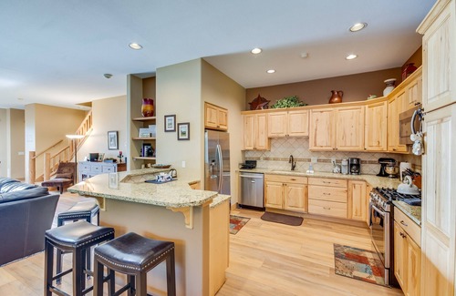 Steamboat Springs House | Lots of Light -Great Deck with Lounge Furniture & Firepit - Private Garage bring Bikes