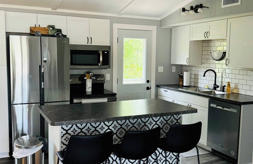 West Ishpeming House | Lots of parking. There is now Snowmobile trail access from rental
