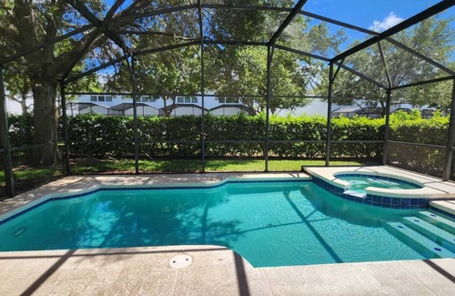 Clear Creek House | Lovely 5-bedroom house with pool/spa minutes from Disney.