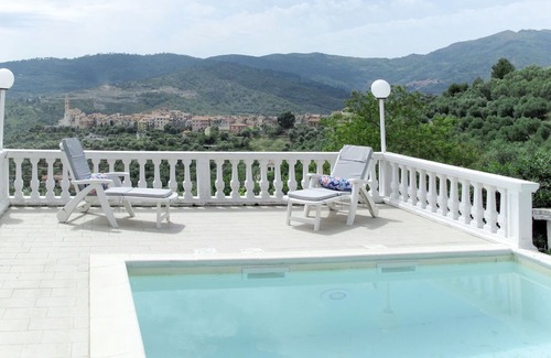 Torrazza Apartment | Lovely apartment for 10 guests with pool, WIFI, TV, patio, panoramic view and parking
