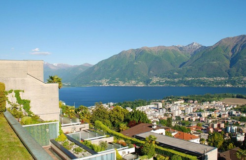 Locarno Apartment | Lovely apartment for 2 guests with WIFI, pool, TV, patio and panoramic view