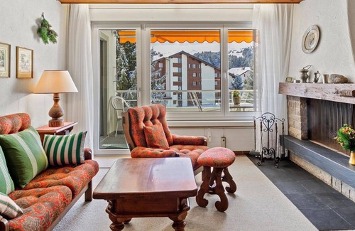 Parpan Apartment | Lovely apartment for 3 people with TV and balcony