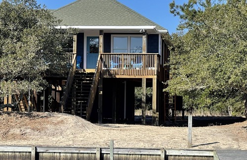 Carova Beach House | Lovely Canal Front Home in the 4X4! Reasonable Rates!