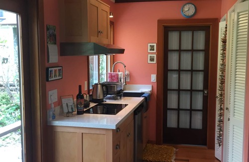 Mendocino Cottage | Lovely Garden Cottage nestled in the Redwoods just minutes to Village & Ocean.