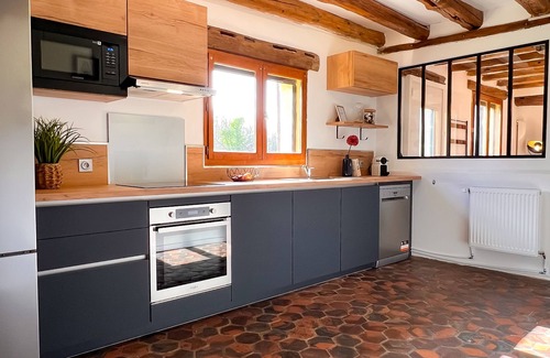 Roman House | Lovely Normandy House with covered & heated swimming pool near Verneuil sur Avre