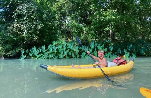 Fentress Other | Lovely Safari Tent with River Access, Fire Pit and Barbecue in Staples, Texas