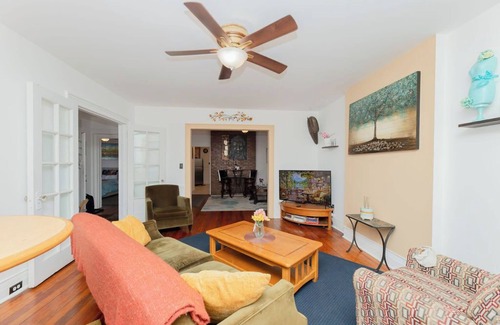Jersey City Apartment | Lovely Victorian Home. Spacious 2 bedroom w/Parking. Bed & Breakfast Type Space