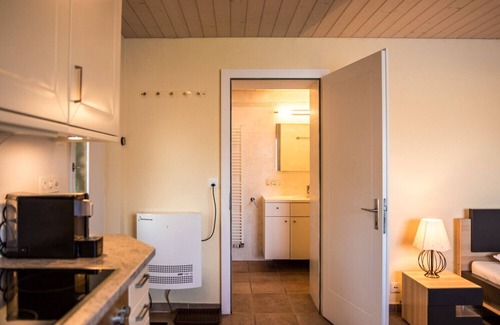 Gerra Apartment | Lovingly furnished studio apartment with a pool and a magnificent panoramic view