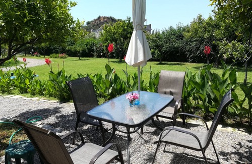 Lefktron House | Lovingly furnished, family-friendly, secluded, natural stone bungalow