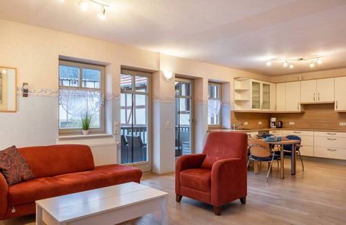Netze House | Lovingly furnished vacation home 'Ferienhaus Hof Schäfer' near Edersee in a quiet environment