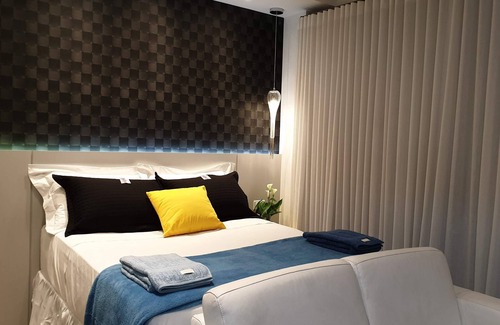 Sao Paulo Apartment | Luxury Queen Bed Downtown - EZ Tower & Rochavera Corporate next door