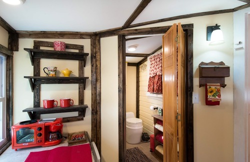 Exeter Cottage | Lucie's Hideway, artistic, bright, tiny house in the woods