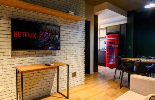 Centro Apartment | Luix Londrina Flat Hotel , 707, QS completo