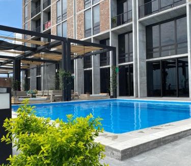 Monterrey Centro Apartment | Lux 2 bedroom apartment, swimming pool, gym and free parking spot in Macro Plaza area
