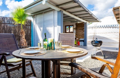 Haria Apartment | Lux Eco Chiquitita Yurt, Pool, 300mt to Beach, Play Park, Sea View