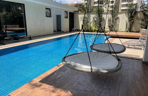 Thompson Estate Apartment | Lux Studio near Junction Mall Lavington nWith swimming pool & gym, lounge area