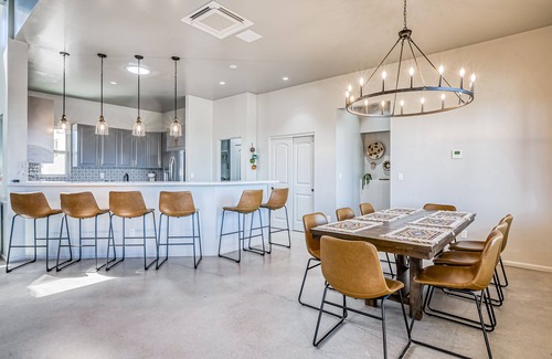 Eldorado at Santa Fe House | Luxe, mountain-view home in El Dorado with private hot tub, EV charger & dogs OK