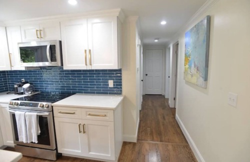 Bristol House | Luxe, very private retreat with a large yard & fire pit