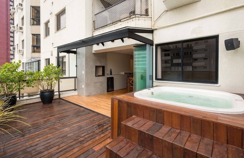 South Region Apartment | Luxo à Beira-mar: 4 Suítes, Jacuzzi e Sofisticação na Av. Atlântica