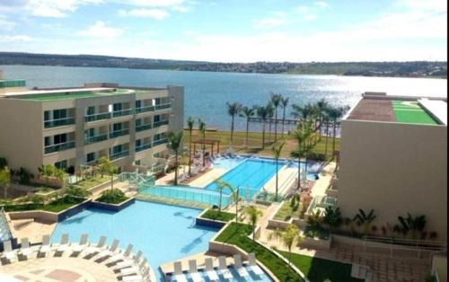 Brasilia Apartment | Luxuoso Flat Brisas do Lago Terraço Aconchegante