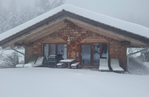 Sankt Englmar Ski Chalet | Luxuriös Ausgestattetes Blockhaus Inkl. Außensauna und Beheizbarem Badebottich