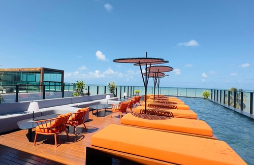 Cabo Branco Apartment | Luxurious and cozy beachfront flat. In front of Cabo Branco beach.