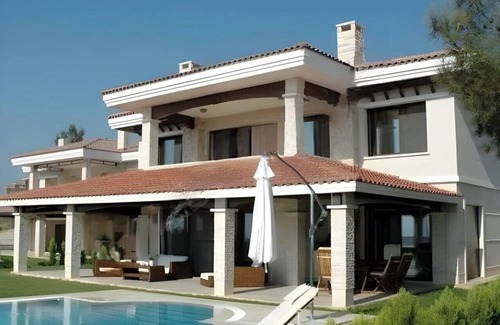 Buyukcekmece Ski Chalet | Luxuries chalet, pool, private villa, AC, and free WIFI