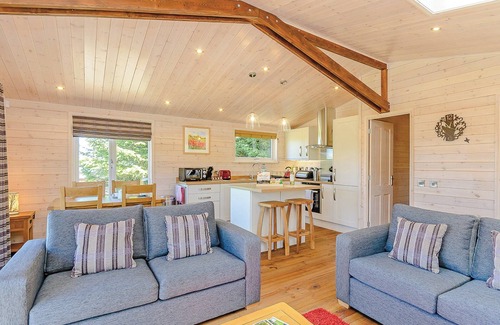 Ashover Ski Chalet | Luxurious and contemporary lodge with stunning countryside views.