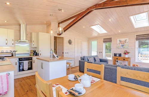 Ashover Ski Chalet | Luxurious and contemporary lodge with stunning countryside views.